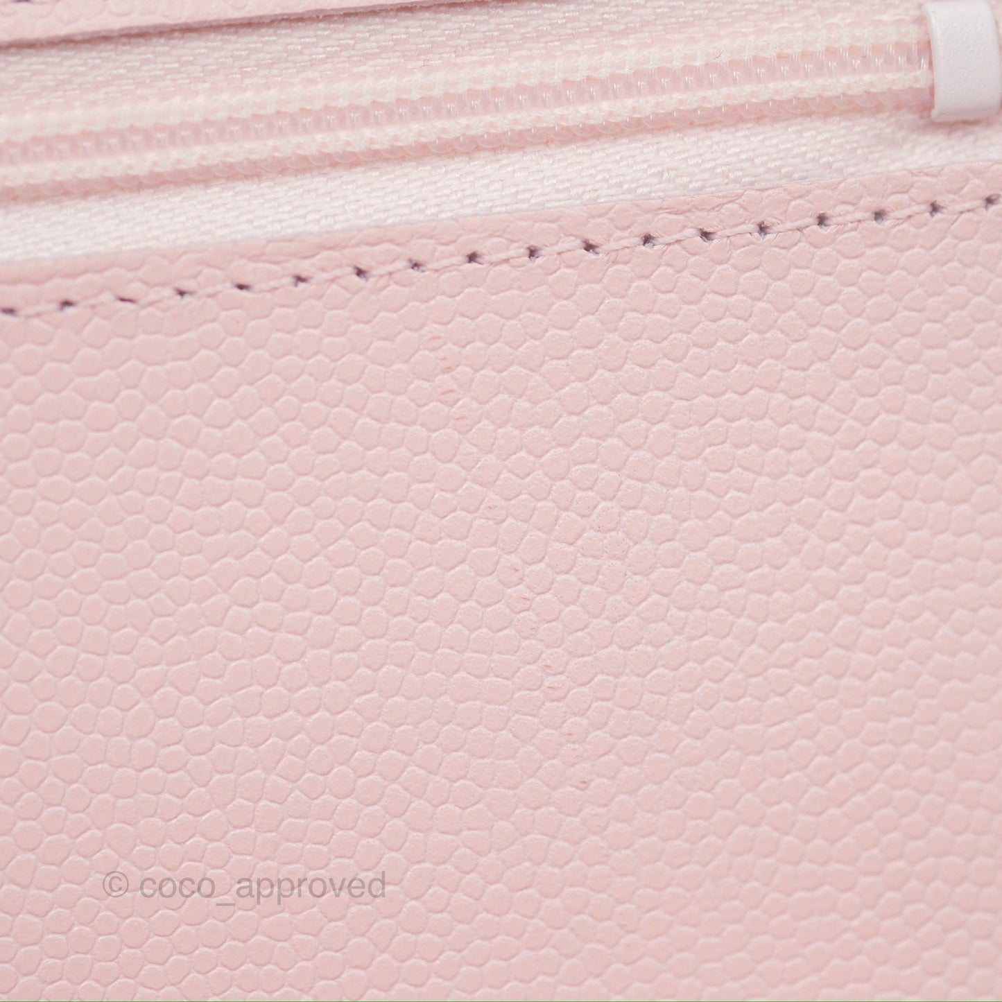 Chanel Quilted Classic Wallet On Chain WOC Pink Caviar Gold Hardware