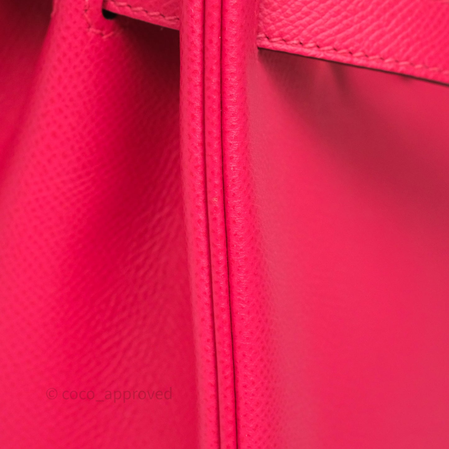 Hermès Birkin Retourne 30 Rose Extreme I6 Epsom Gold Hardware