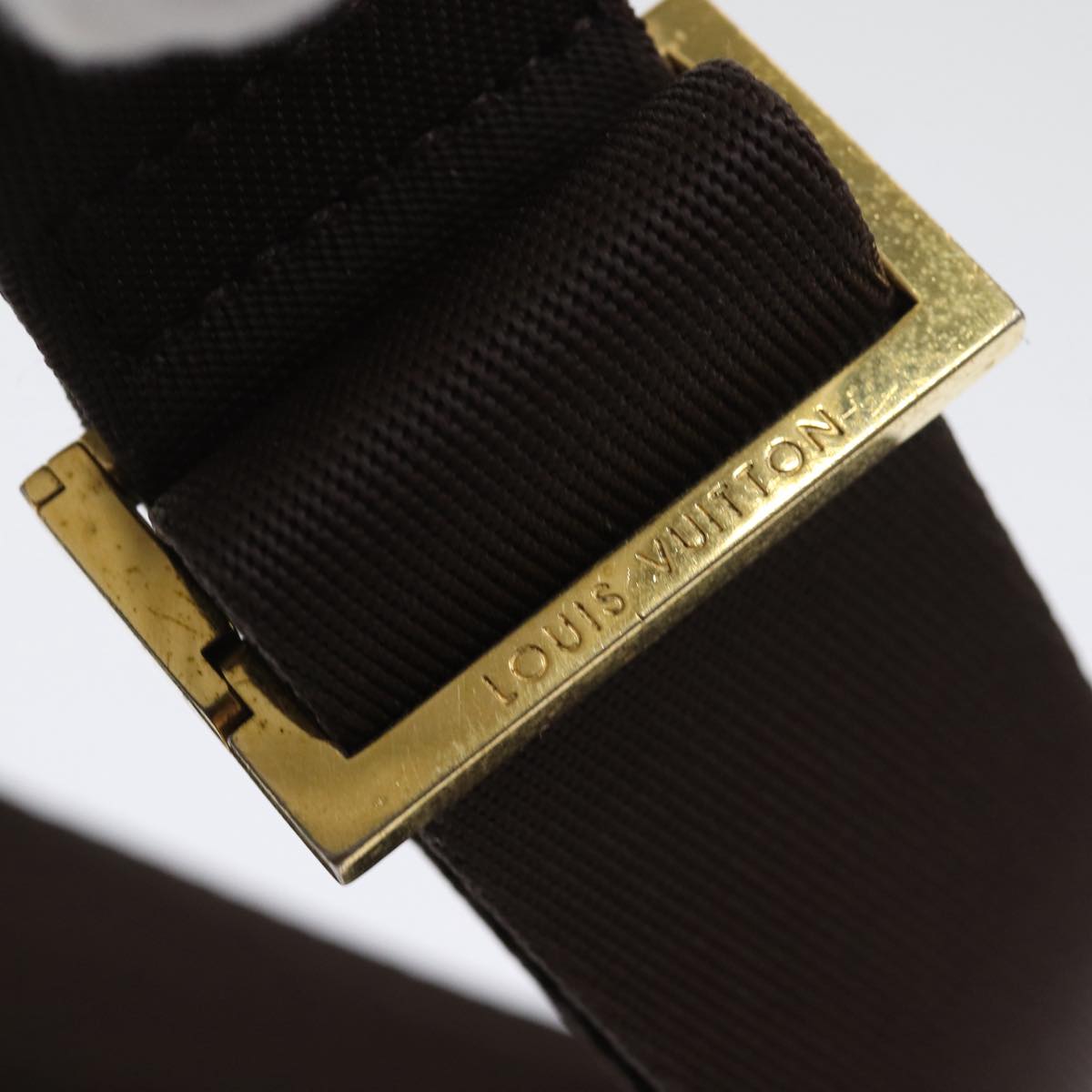 LOUIS VUITTON Damier Ebene Geronimos Shoulder Bag N51994 LV 83522