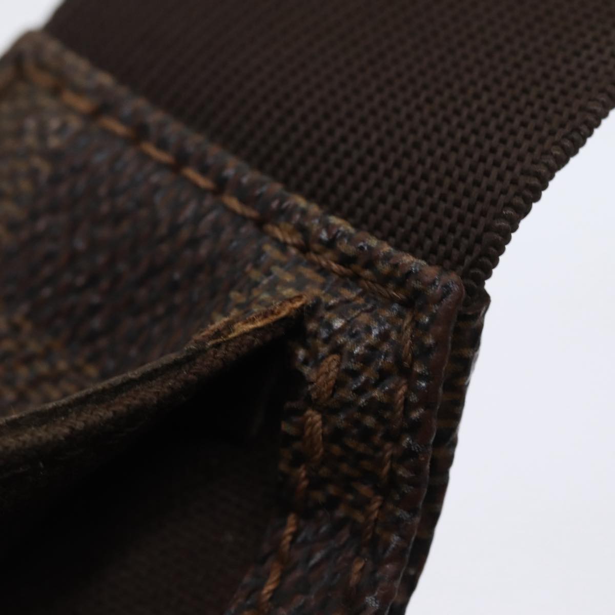 LOUIS VUITTON Damier Ebene Geronimos Shoulder Bag N51994 LV 83522