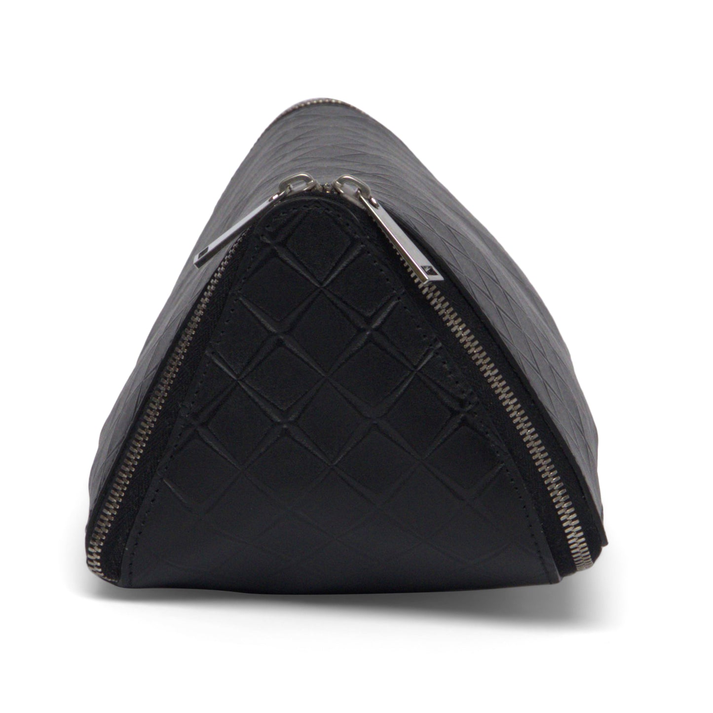 Luxury Bottega Veneta Leather Black Clutch