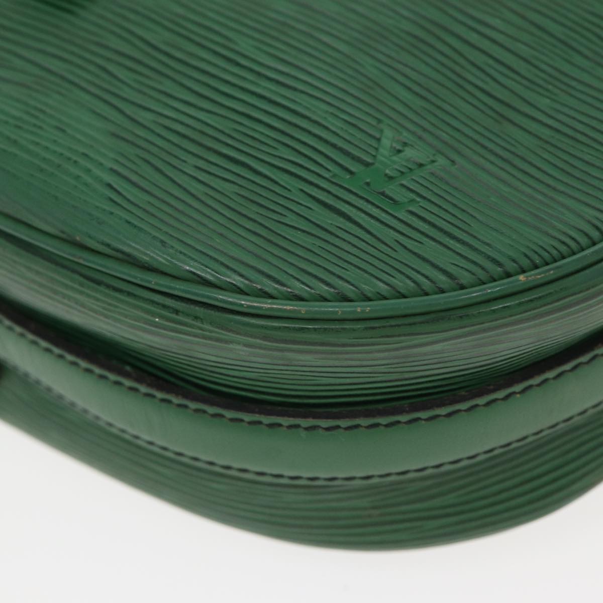 LOUIS VUITTON Epi Jeune Fille MM Shoulder Bag Green M52154 LV 83535