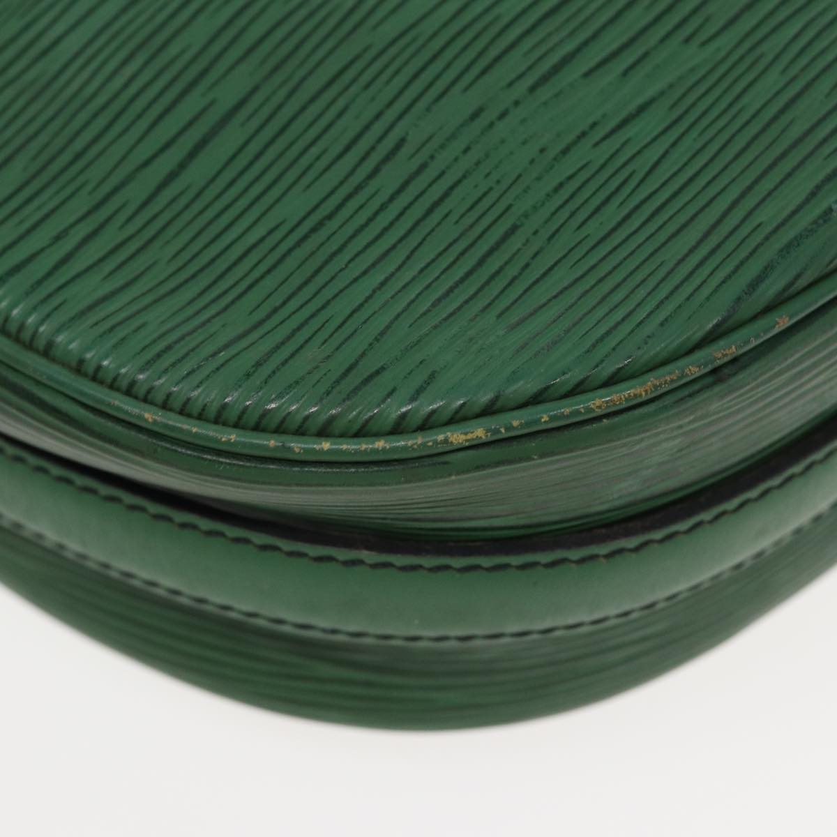 LOUIS VUITTON Epi Jeune Fille MM Shoulder Bag Green M52154 LV 83535