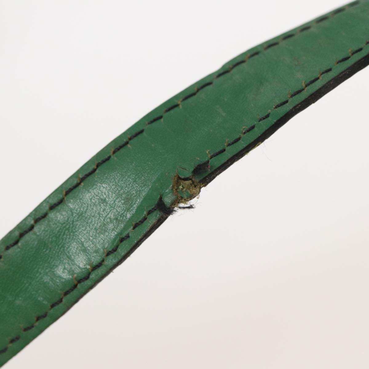 LOUIS VUITTON Epi Jeune Fille MM Shoulder Bag Green M52154 LV 83535