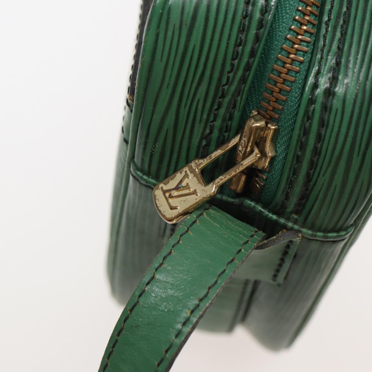 LOUIS VUITTON Epi Jeune Fille MM Shoulder Bag Green M52154 LV 83535