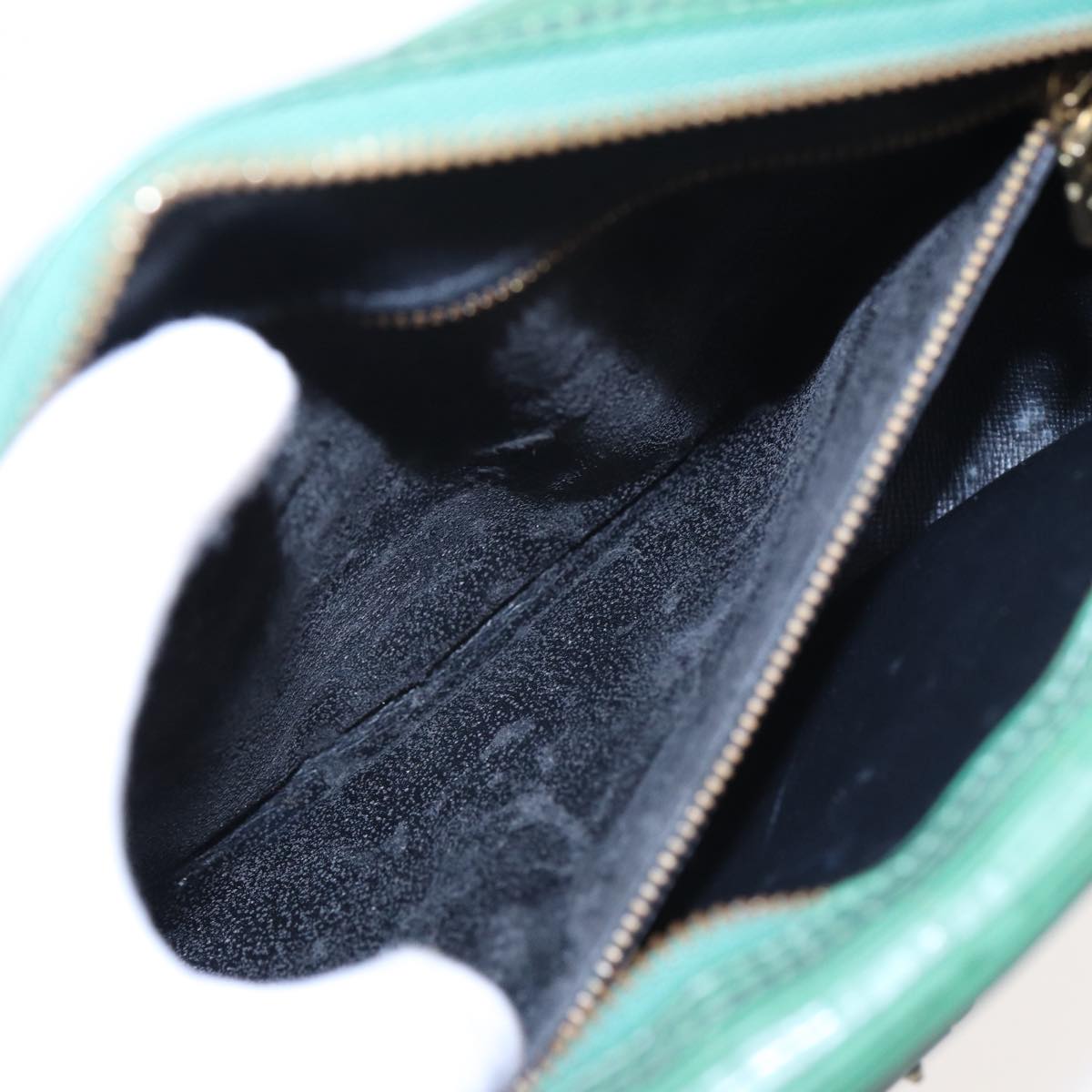 LOUIS VUITTON Epi Jeune Fille MM Shoulder Bag Green M52154 LV 83535