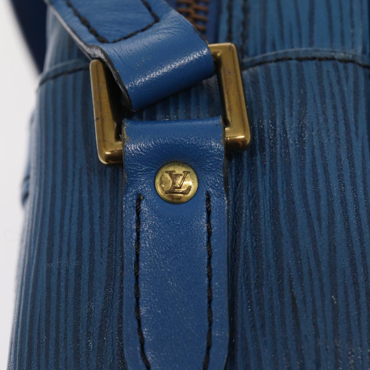 LOUIS VUITTON Epi Trocadero 27 Shoulder Bag Blue M52315 LV 83536