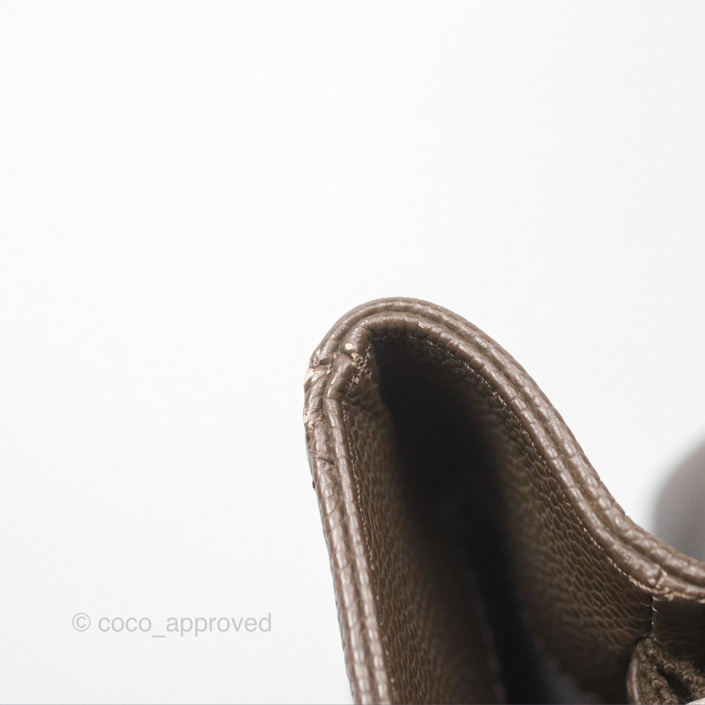 Chanel GST Chocolate Brown Caviar Silver Hardware