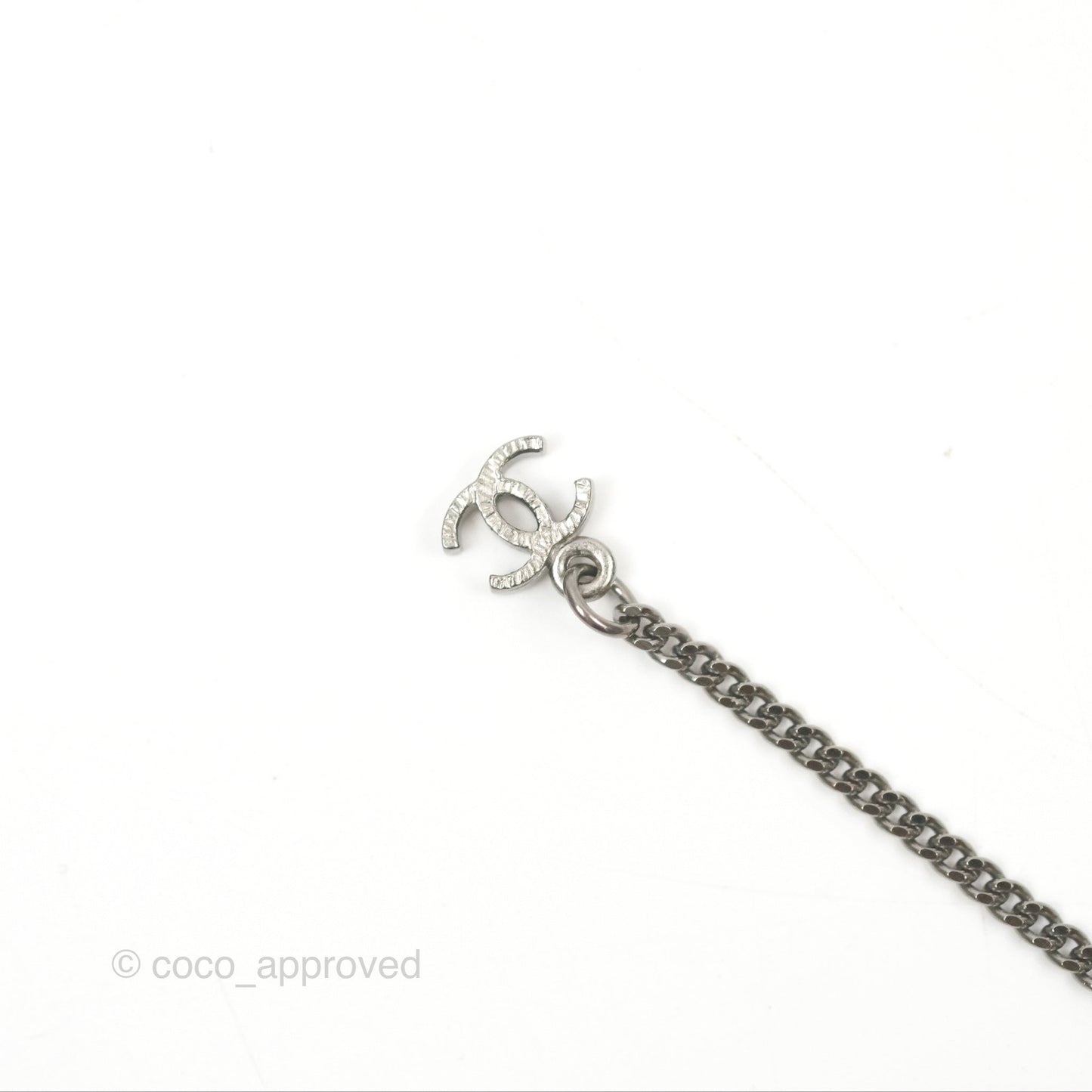 Chanel Round CC Necklace Crystal