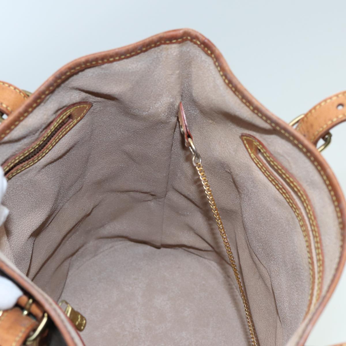 LOUIS VUITTON Monogram Bucket GM Shoulder Bag M42236 LV 83547