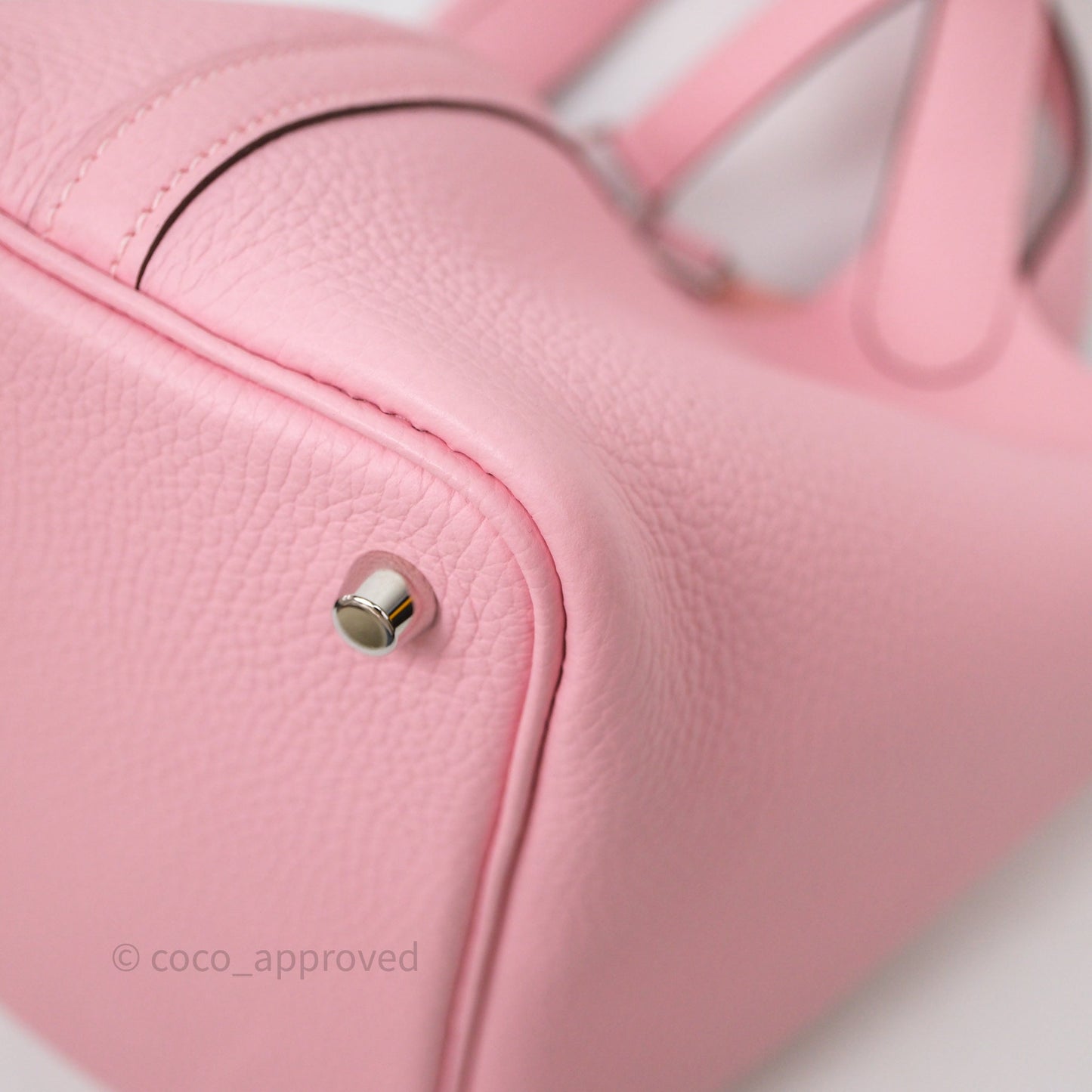 Hermès Picotin 18 Rose Sakura 3Q Clemence Palladium Hardware