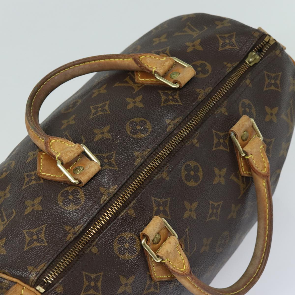 LOUIS VUITTON Monogram Speedy 30 Hand Bag M41526 LV 83555