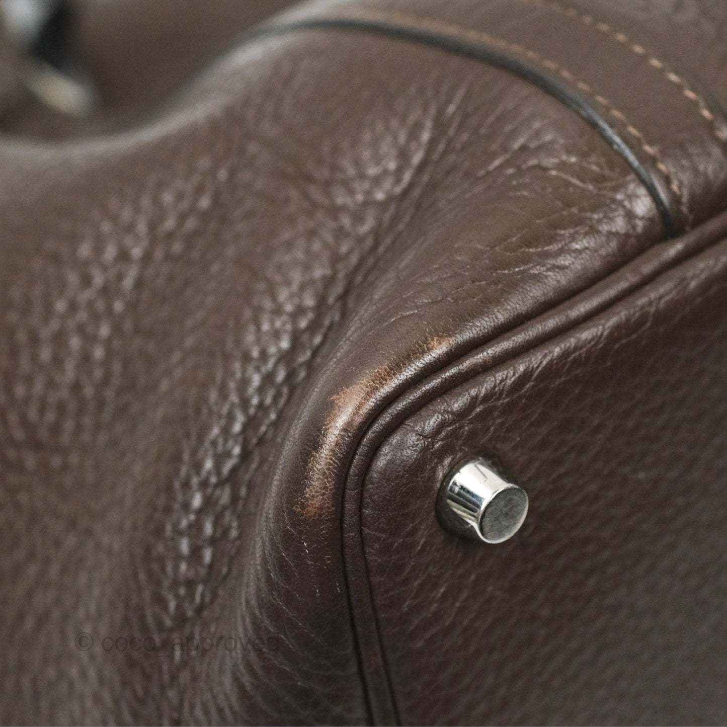 Hermès Picotin Lock 18 Macassar Clemence Palladium Hardware