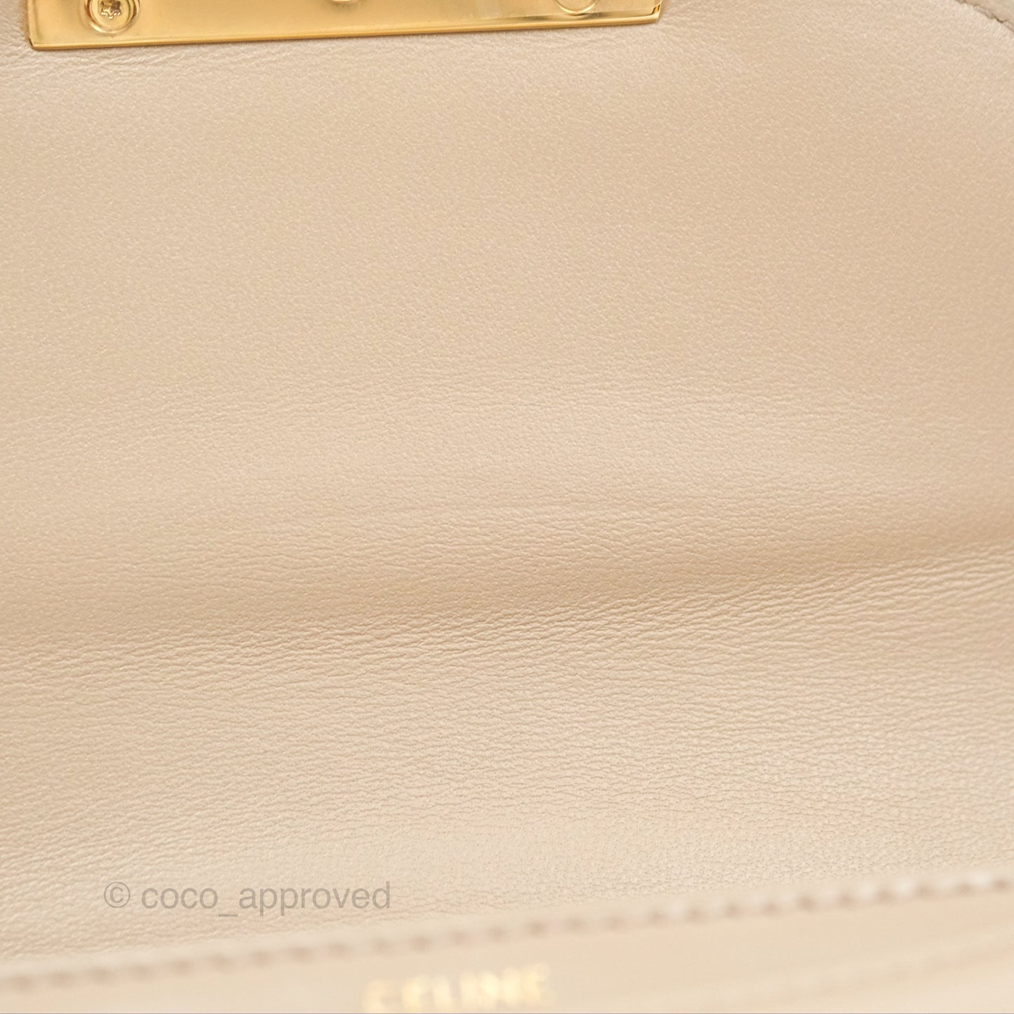Celine Teen Besace Safari Shiny Calfskin