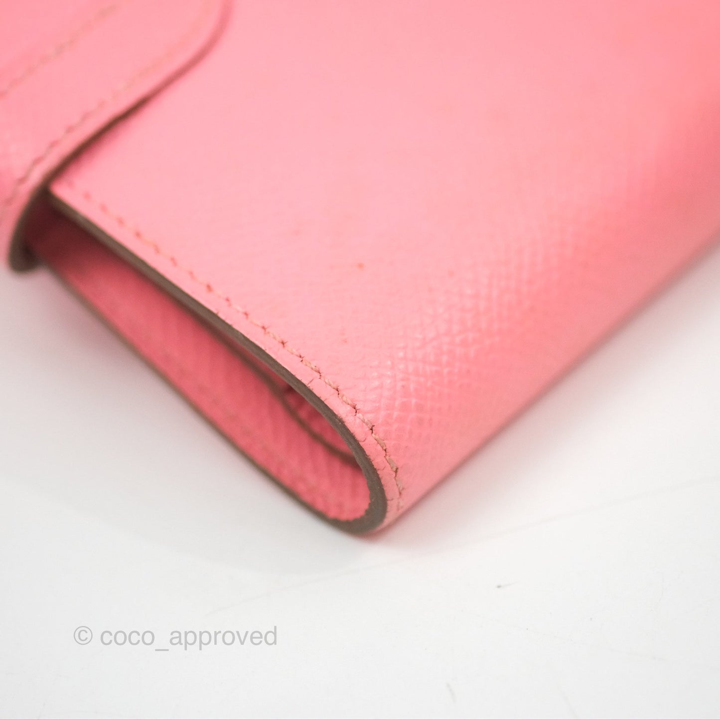 Hermès Small Kelly Wallet Rose Confetti Epsom Palladium Hardware