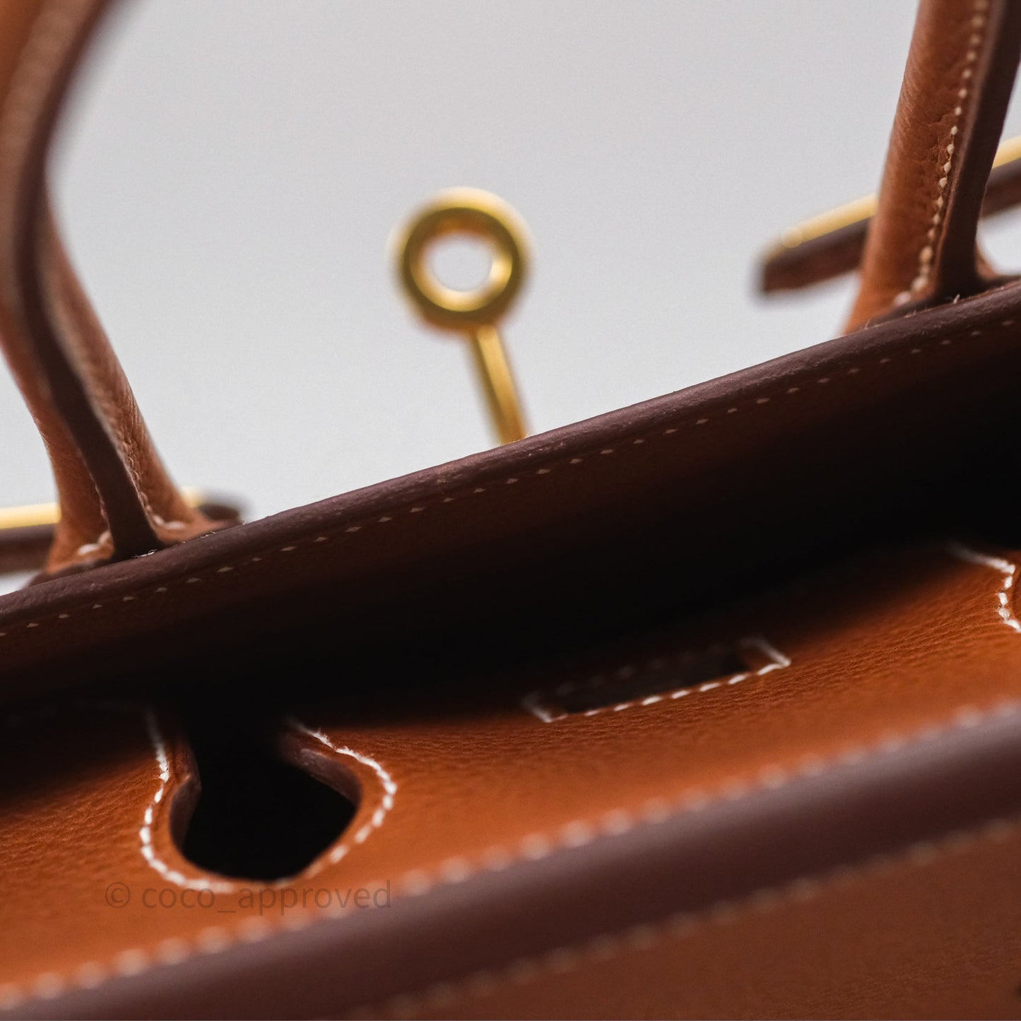 Hermès Birkin 25 Retourne Fauve 34 Barenia Gold Hardware