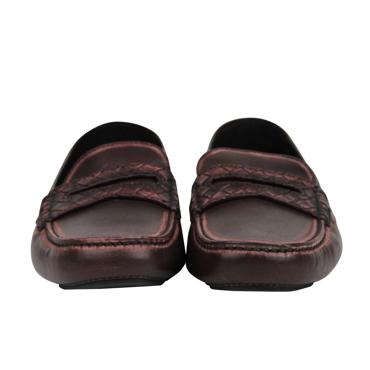 Luxury Bottega Veneta Men's Worn Leather Loafer Shoes (EU /  US)