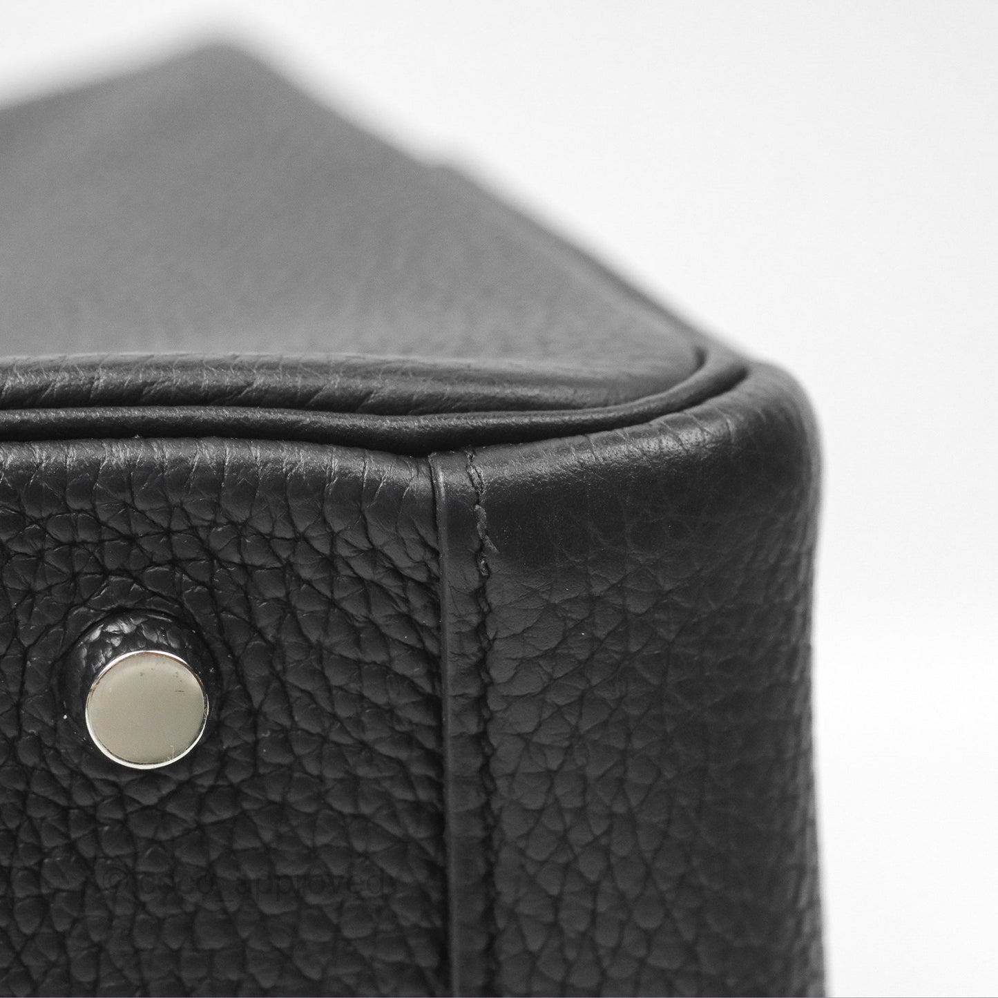 Hermès Lindy 30 Black Clemence Palladium Hardware