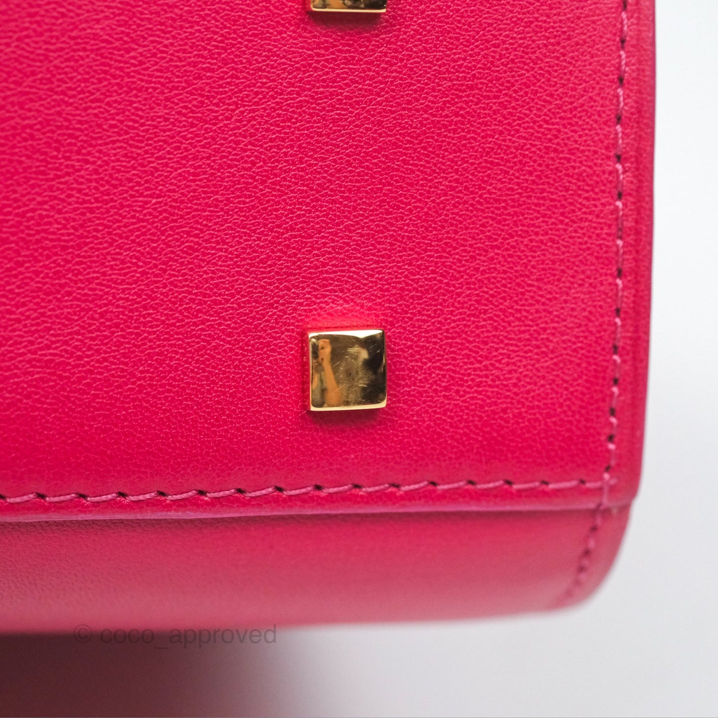 Delvaux Tempête Mini in Silky Calf Framboise