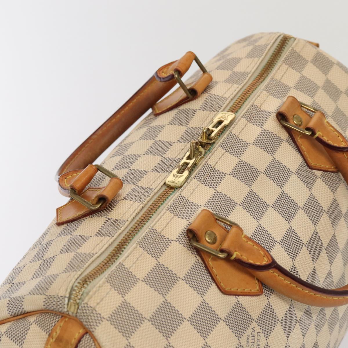 LOUIS VUITTON Damier Azur Speedy Bandouliere 30 Hand Bag 2way N41052 83635