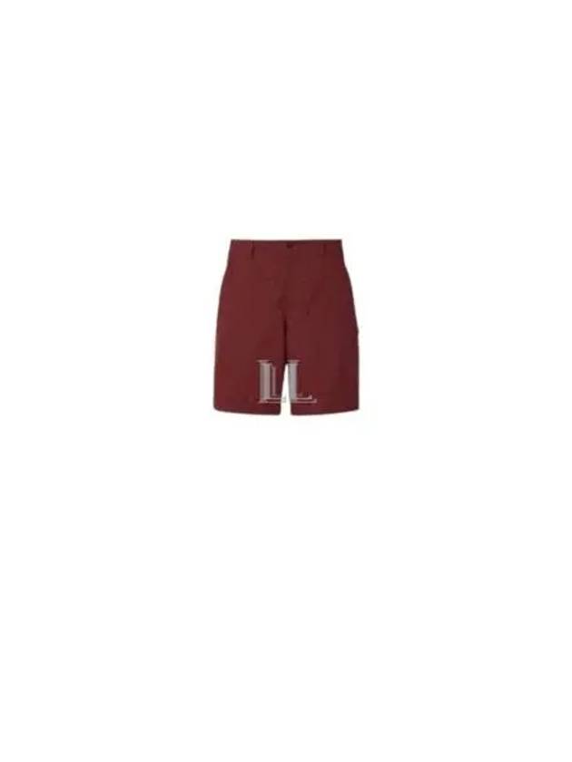 Luxury Gucci Trending 2025 Rosso Ancora GG Canvas Shorts Red