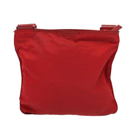 Luxury Prada Shoulder Bag Nylon Red  83691