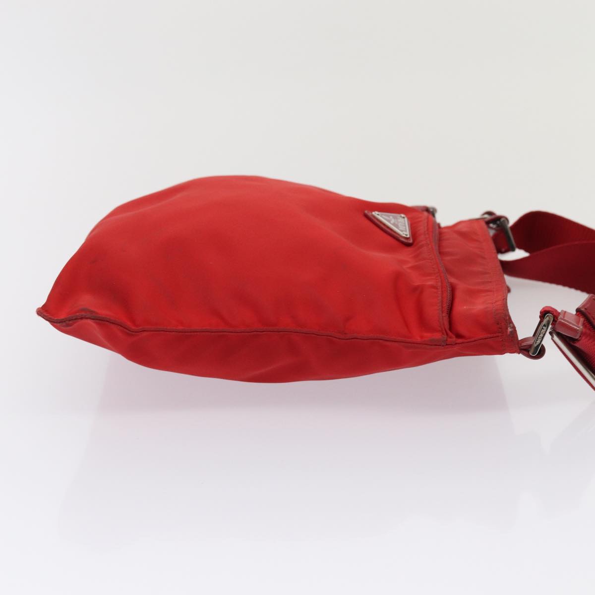Luxury Prada Shoulder Bag Nylon Red  83691