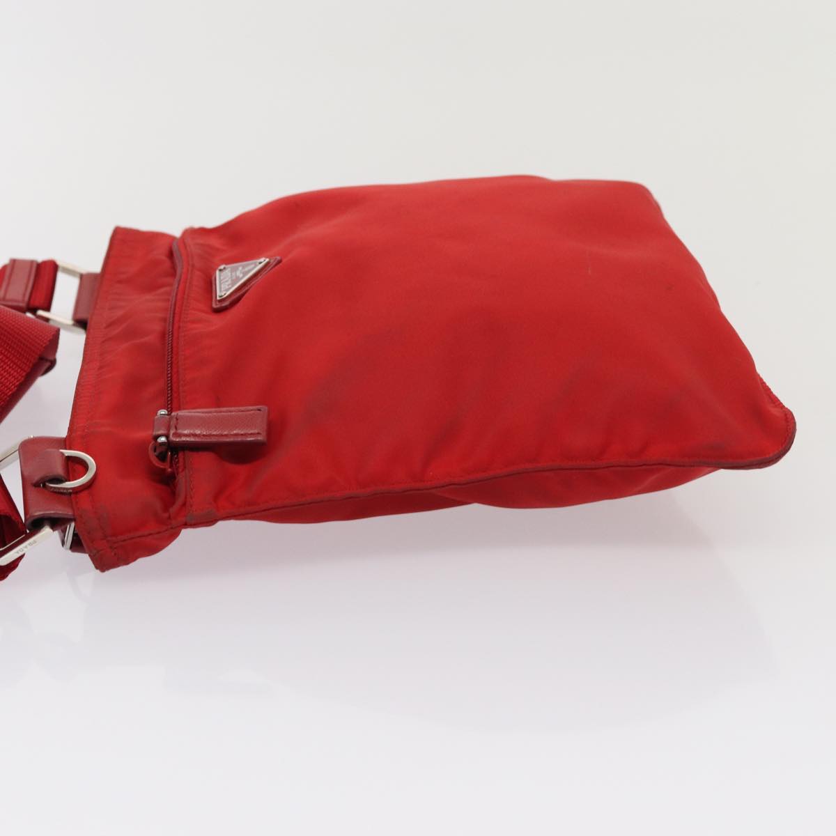 Luxury Prada Shoulder Bag Nylon Red  83691