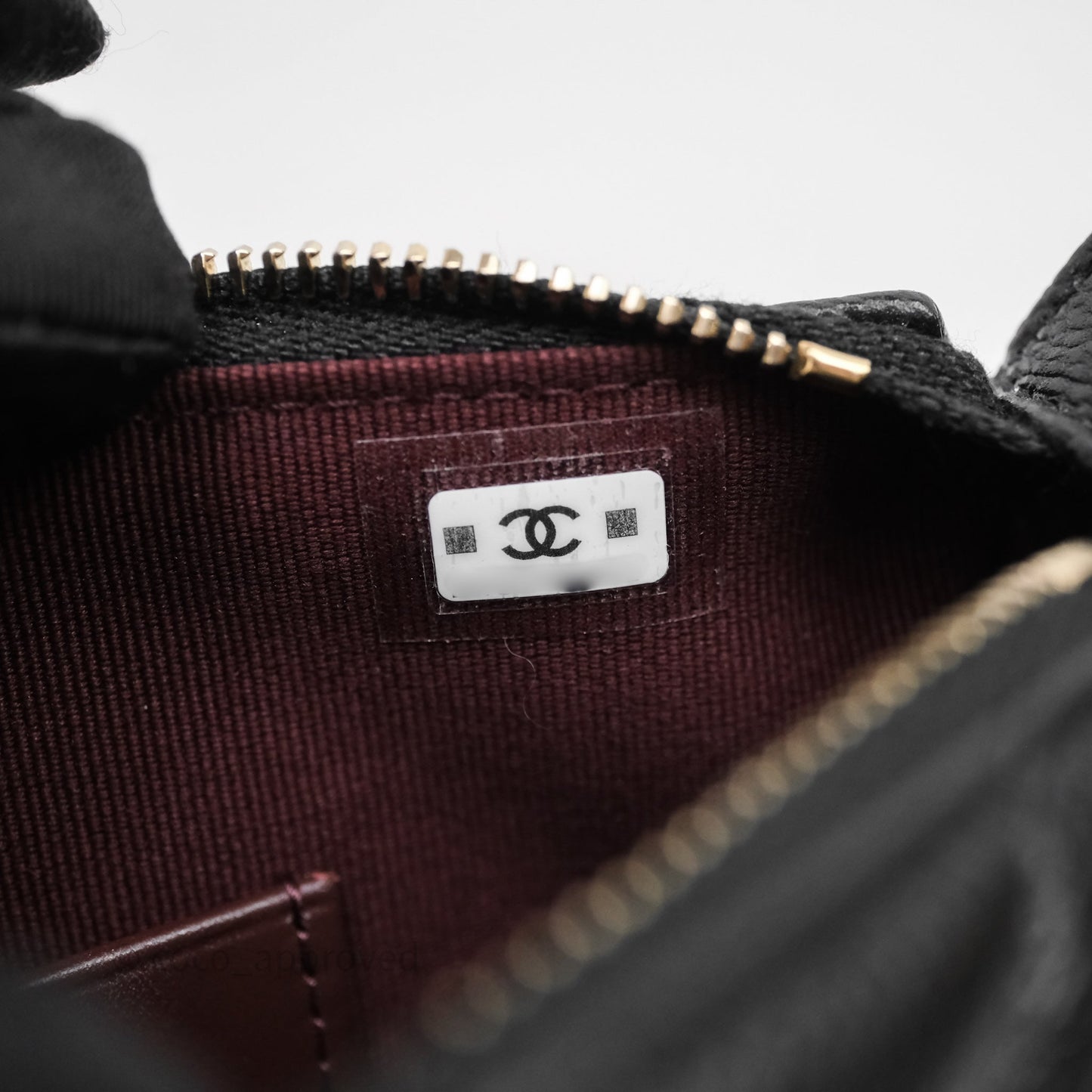 Chanel Clutch on Chain Black Caviar Gold Hardware