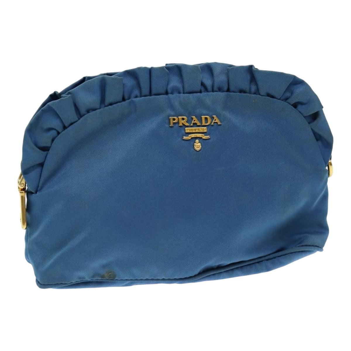 Luxury Prada Pouch Nylon Blue  83739