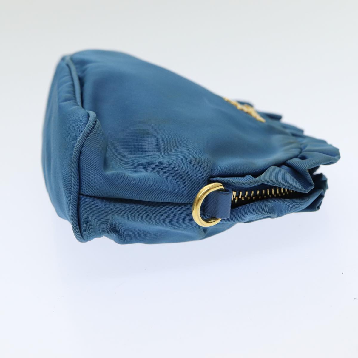 Luxury Prada Pouch Nylon Blue  83739