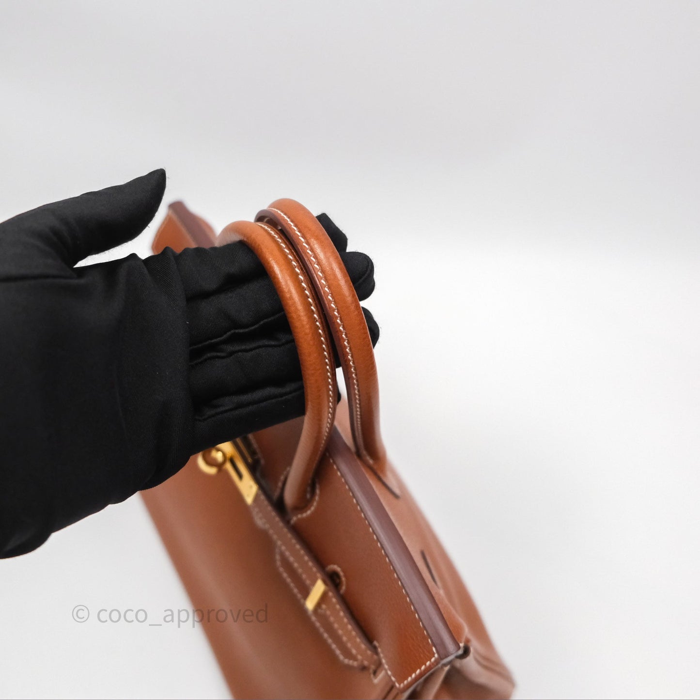 Hermès Birkin 25 Retourne Fauve 34 Barenia Gold Hardware