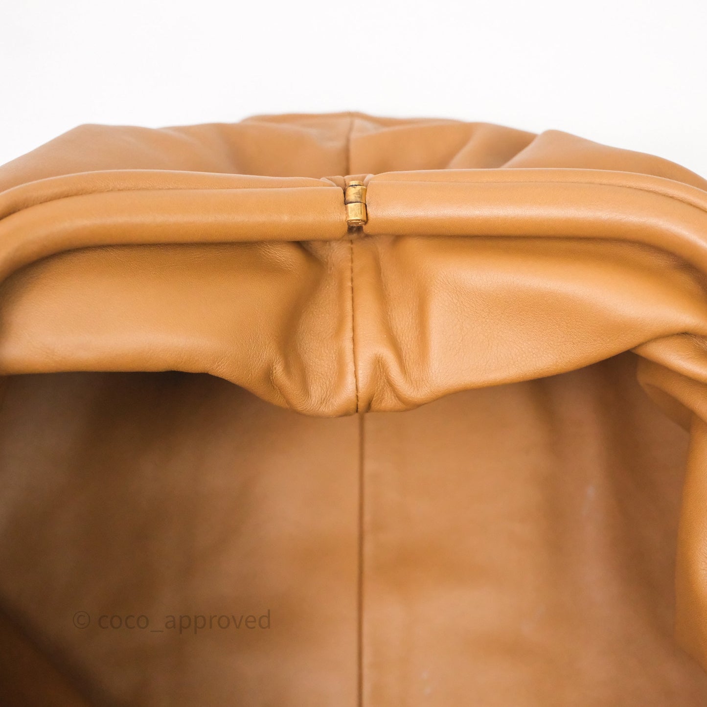 Bottega Veneta The Pouch Camel Butter Calfskin