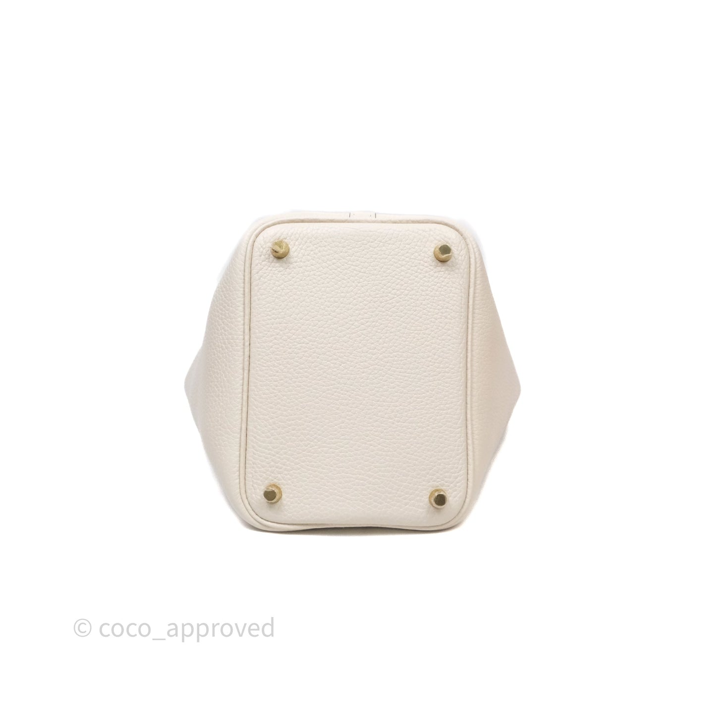 Hermès Picotin 18 Beton 8L Clemence Gold Hardware