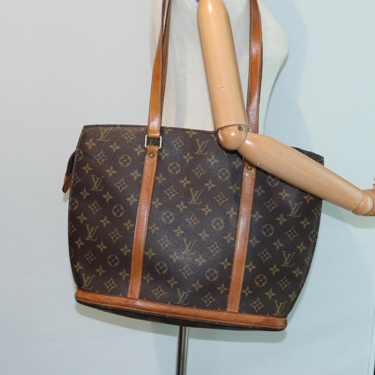 LOUIS VUITTON Monogram Babylone Tote Bag M51102 LV 83777