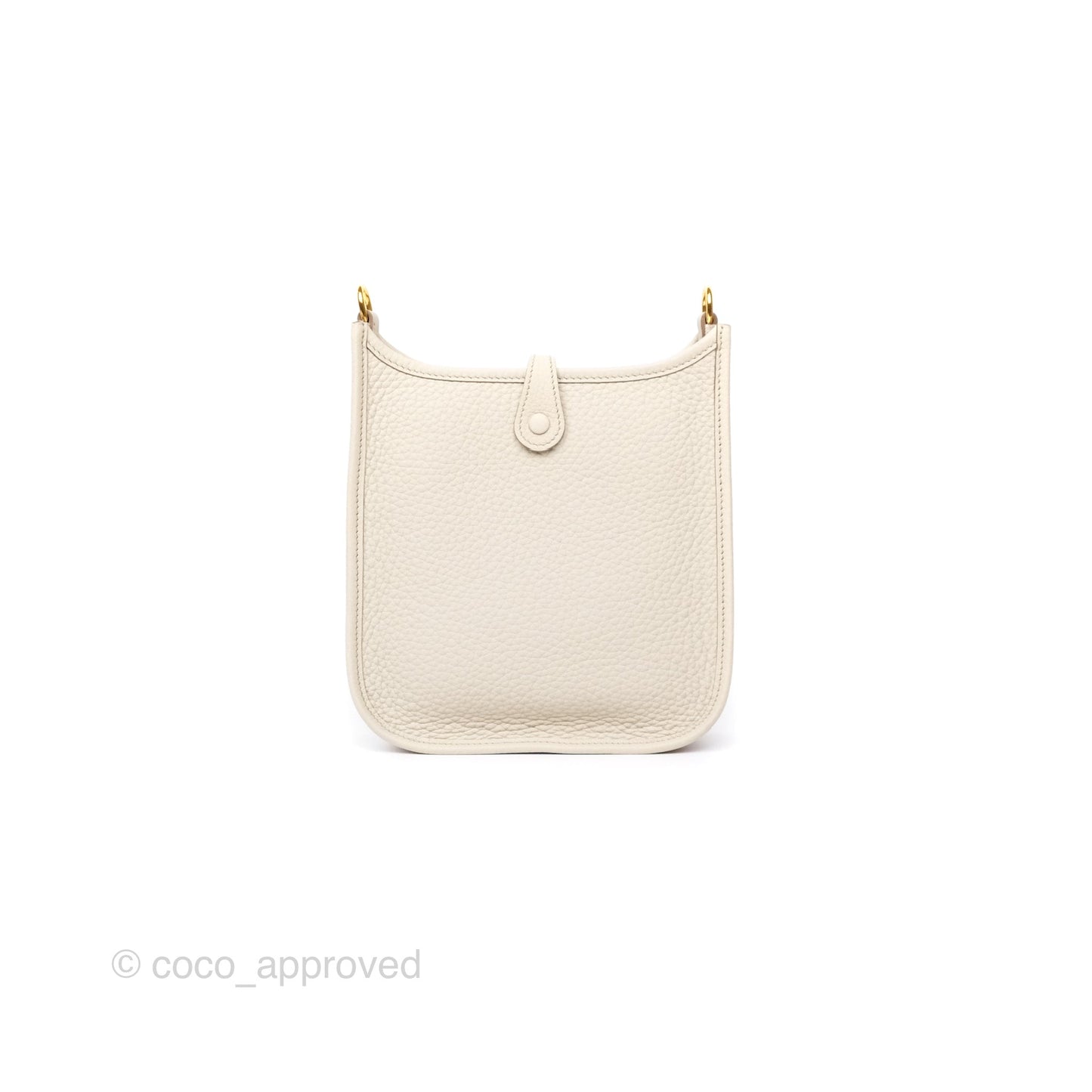 Hermès Mini Evelyne 16 Beton 8L Clemence Gold Hardware