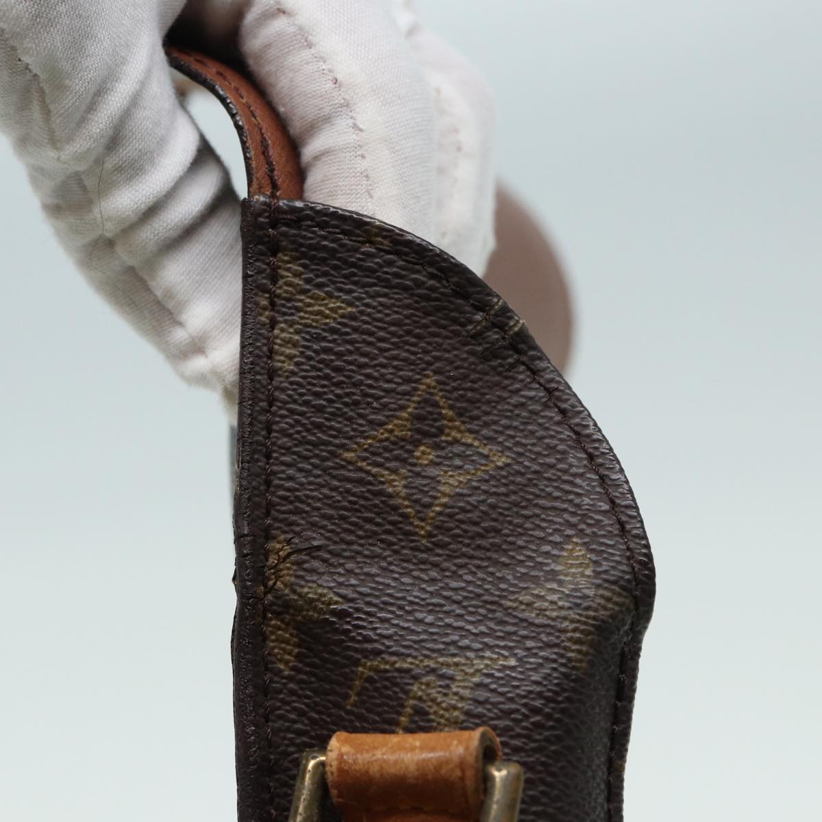 LOUIS VUITTON Monogram Saint Cloud GM Shoulder Bag M51242 LV 83785