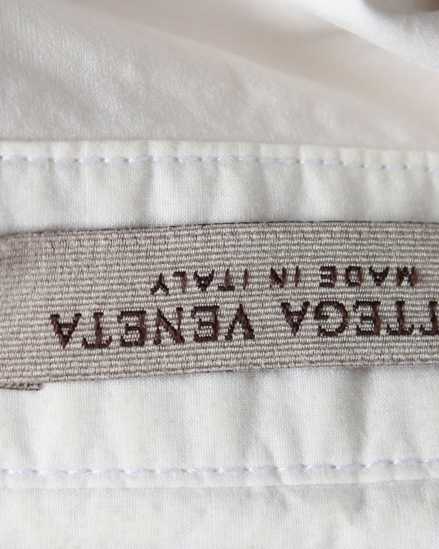 Luxury Bottega Veneta Striped Button Up Shirt in Blue and White Cotton