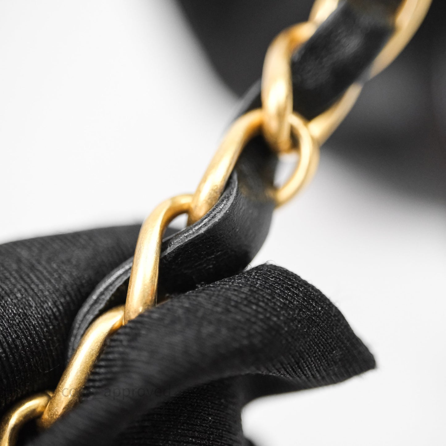 Chanel Duma Backpack Black Tweed Aged Gold Hardware