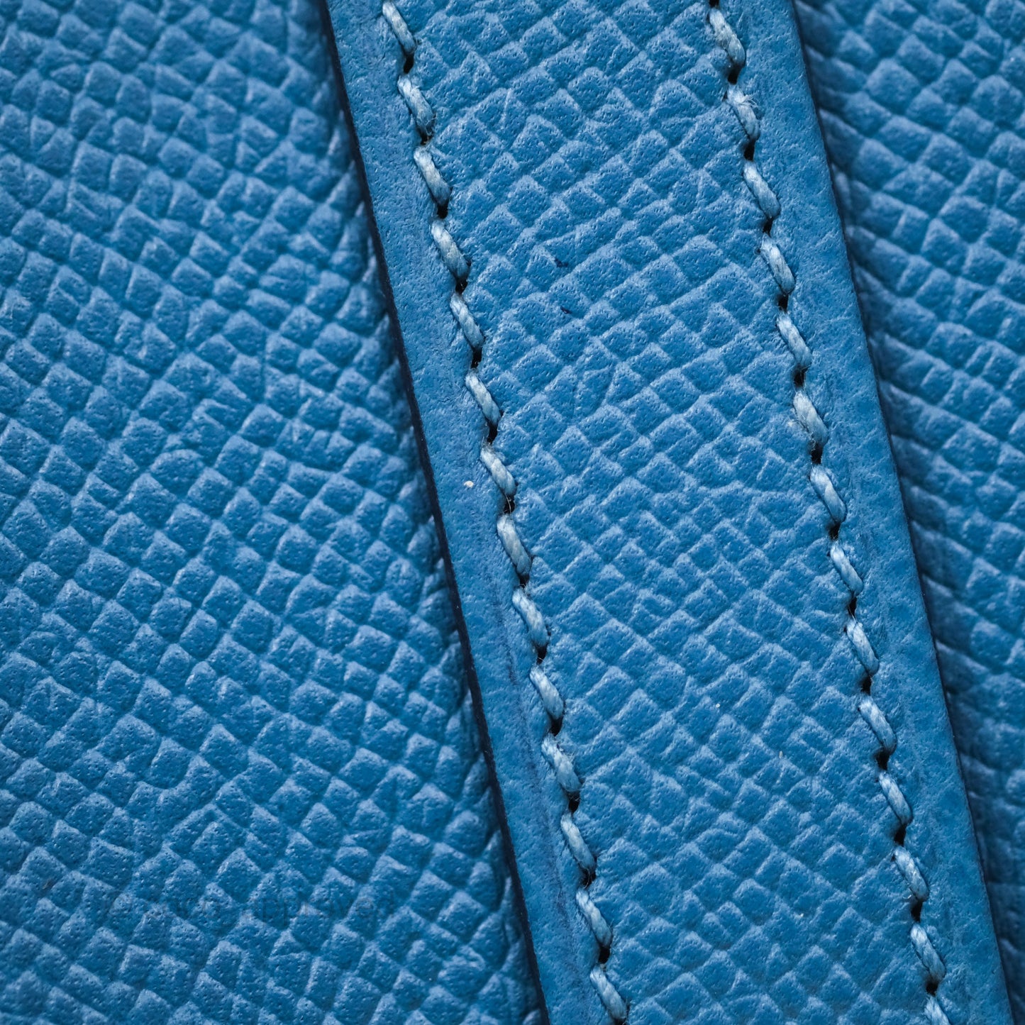 Hermès Birkin 30 Retourne Bleu Brighton 7E Epsom Gold Hardware