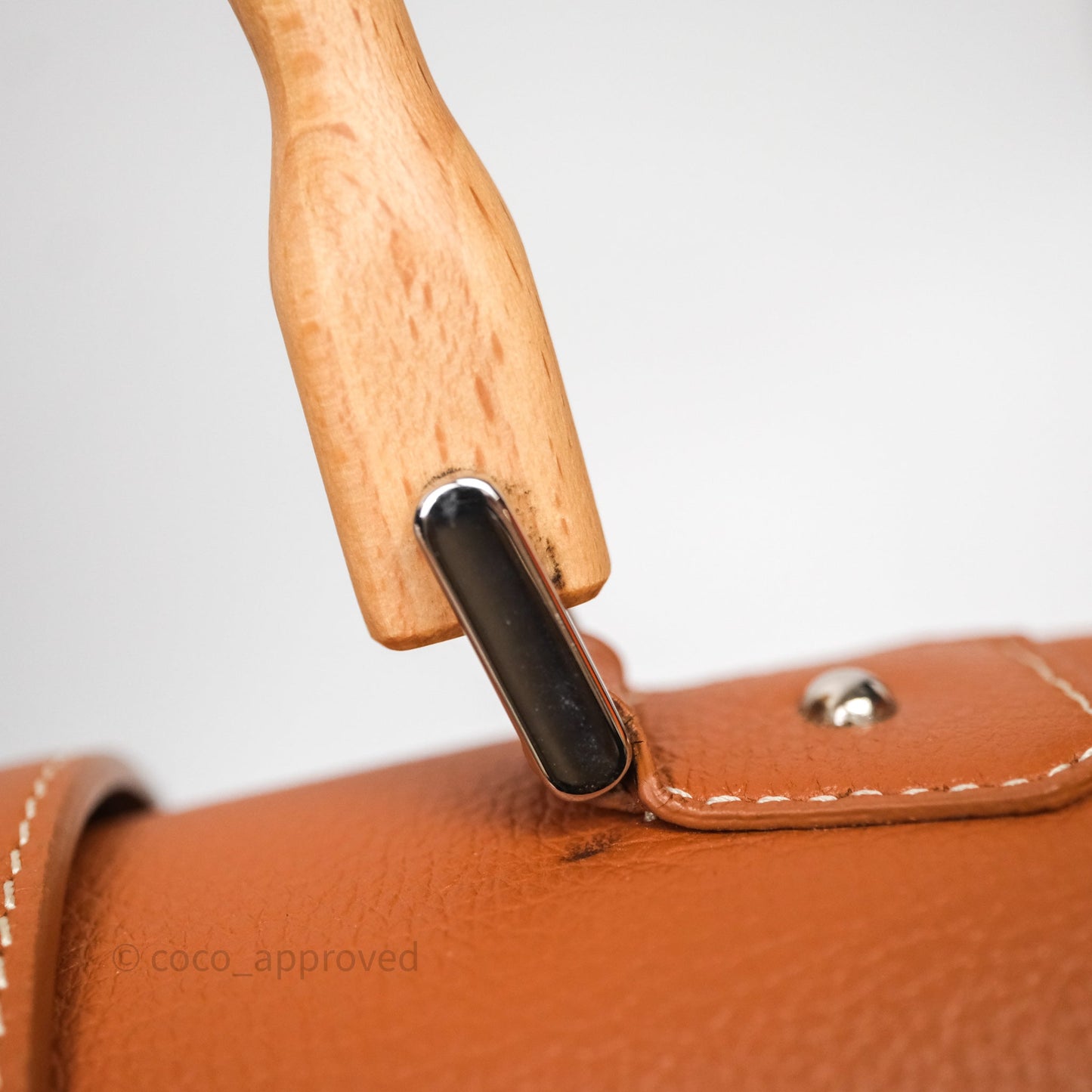 Goyard Saïgon Mini Bag Tan Goyardine Canvas/Chevroches Calfskin