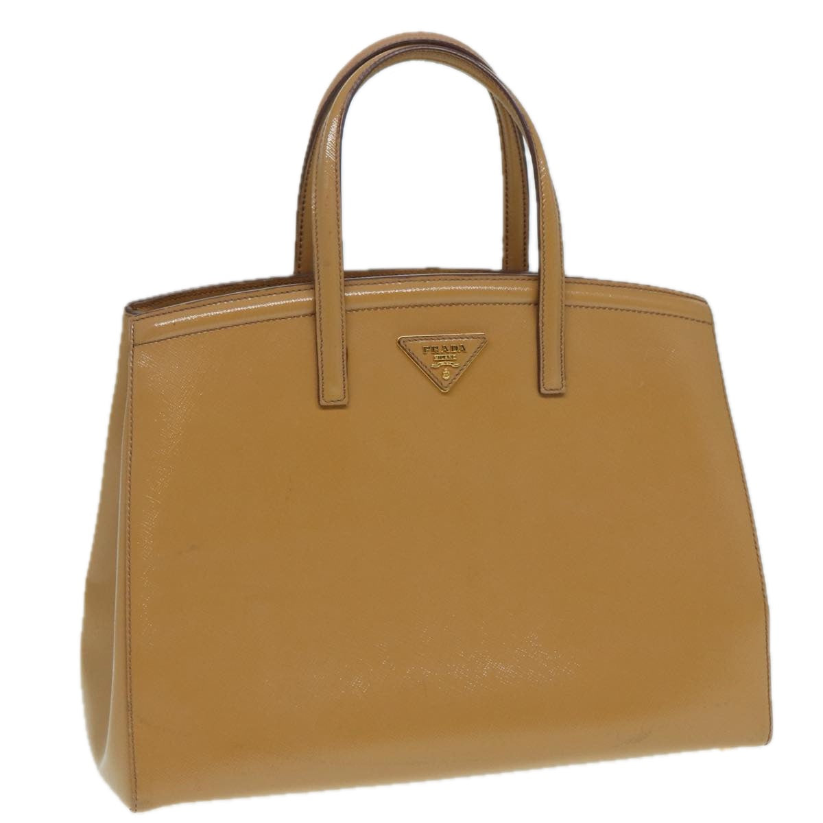Luxury Prada Hand Bag Safiano leather Beige  83806