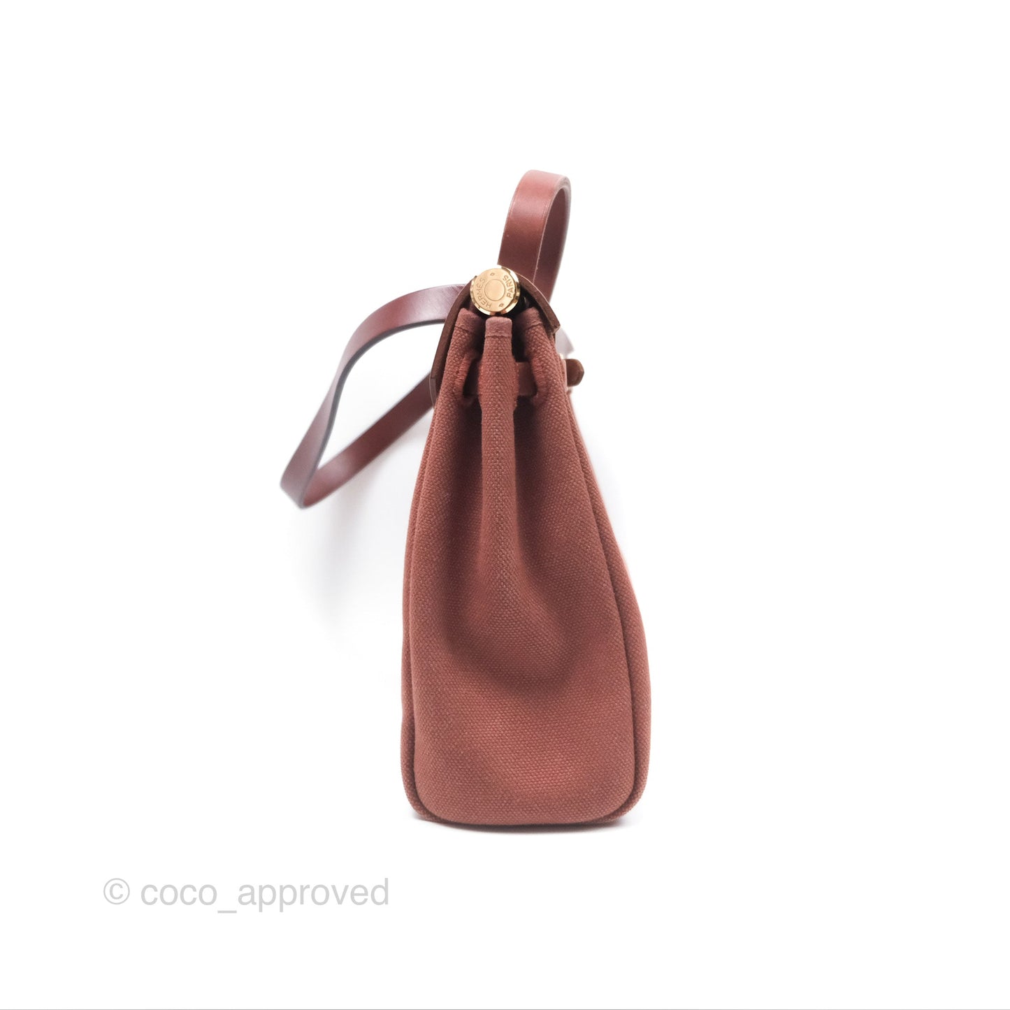 Hermès Herbag Zip 31 Rouge H Gold Hardware