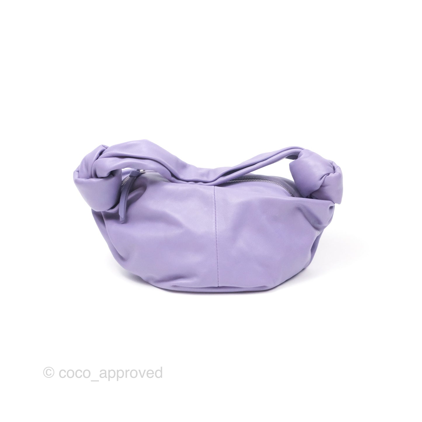 Bottega Veneta Nappa Mini Double Knot Bag Lavender