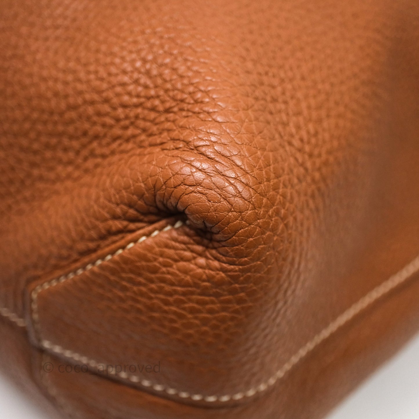 Hermès Double Sens Tote 36 Gold/Navy Clemence