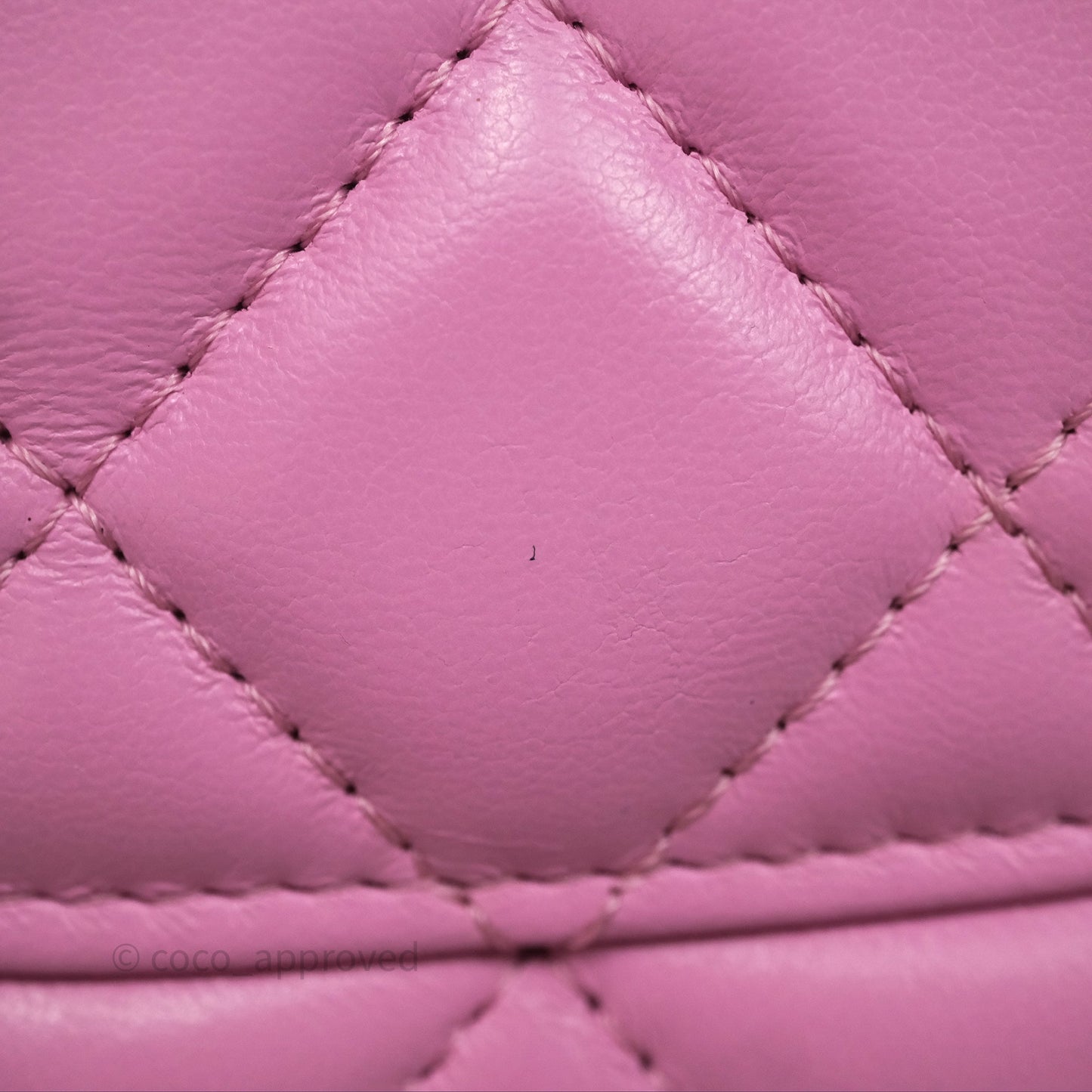 Chanel CC Chain Wallet On Chain WOC Pink Lambskin Aged Gold Hardware