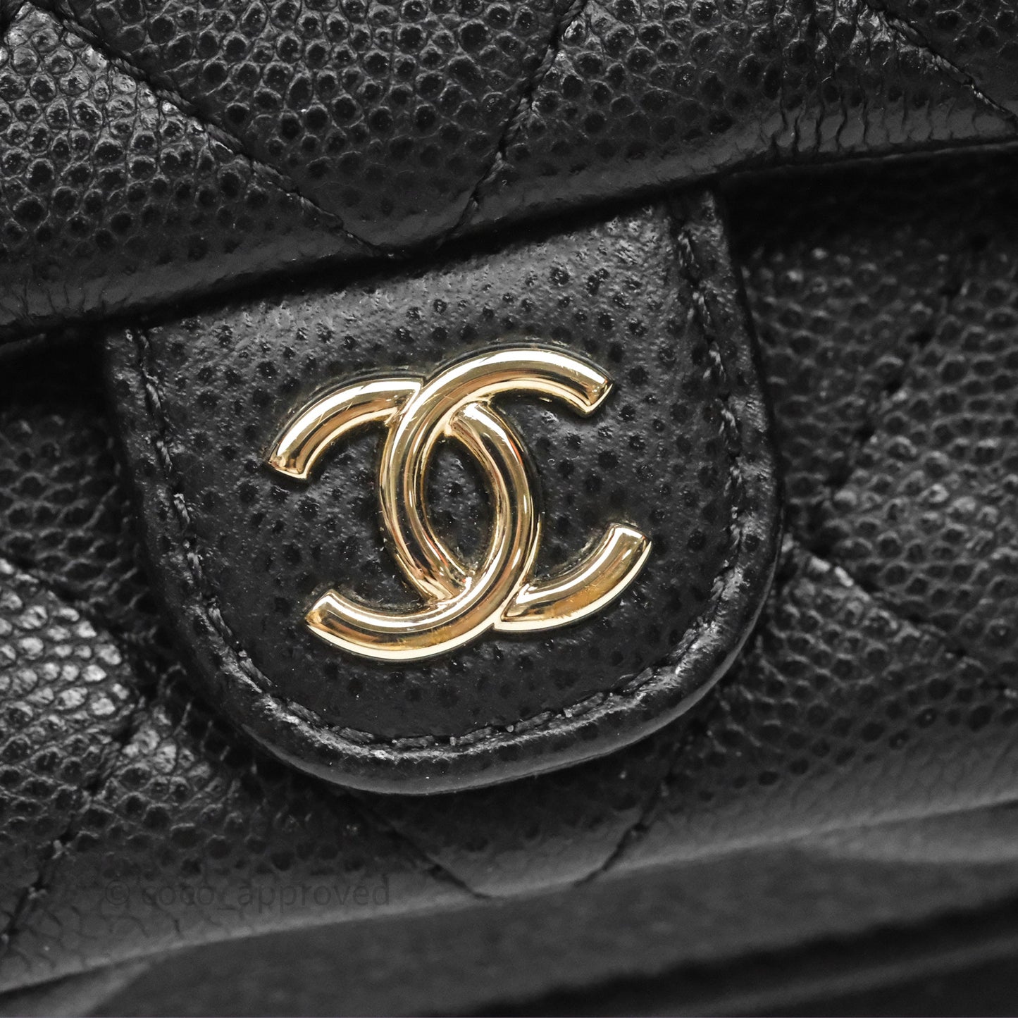 Chanel Small Duma Backpack Caviar Black Gold Hardware