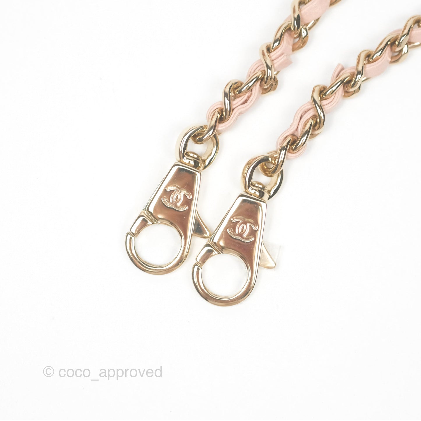 Chanel Small Coco Handle Light Pink Caviar Gold Hardware