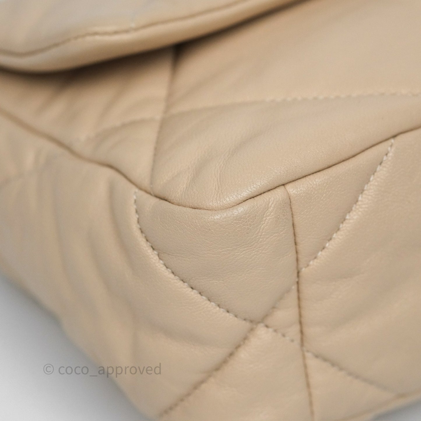Chanel 19 Small Beige Mixed Hardware