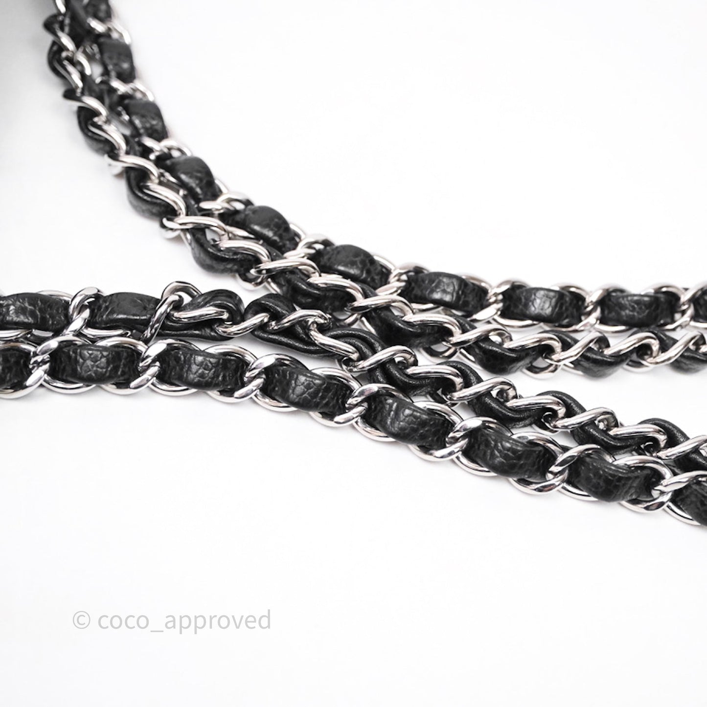 Chanel Small Classic Flap Quilted Black Caviar Silver Hardware